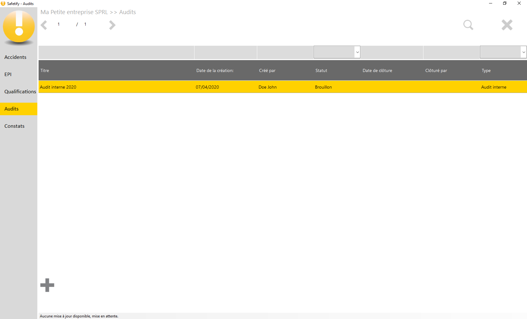 Audits_liste