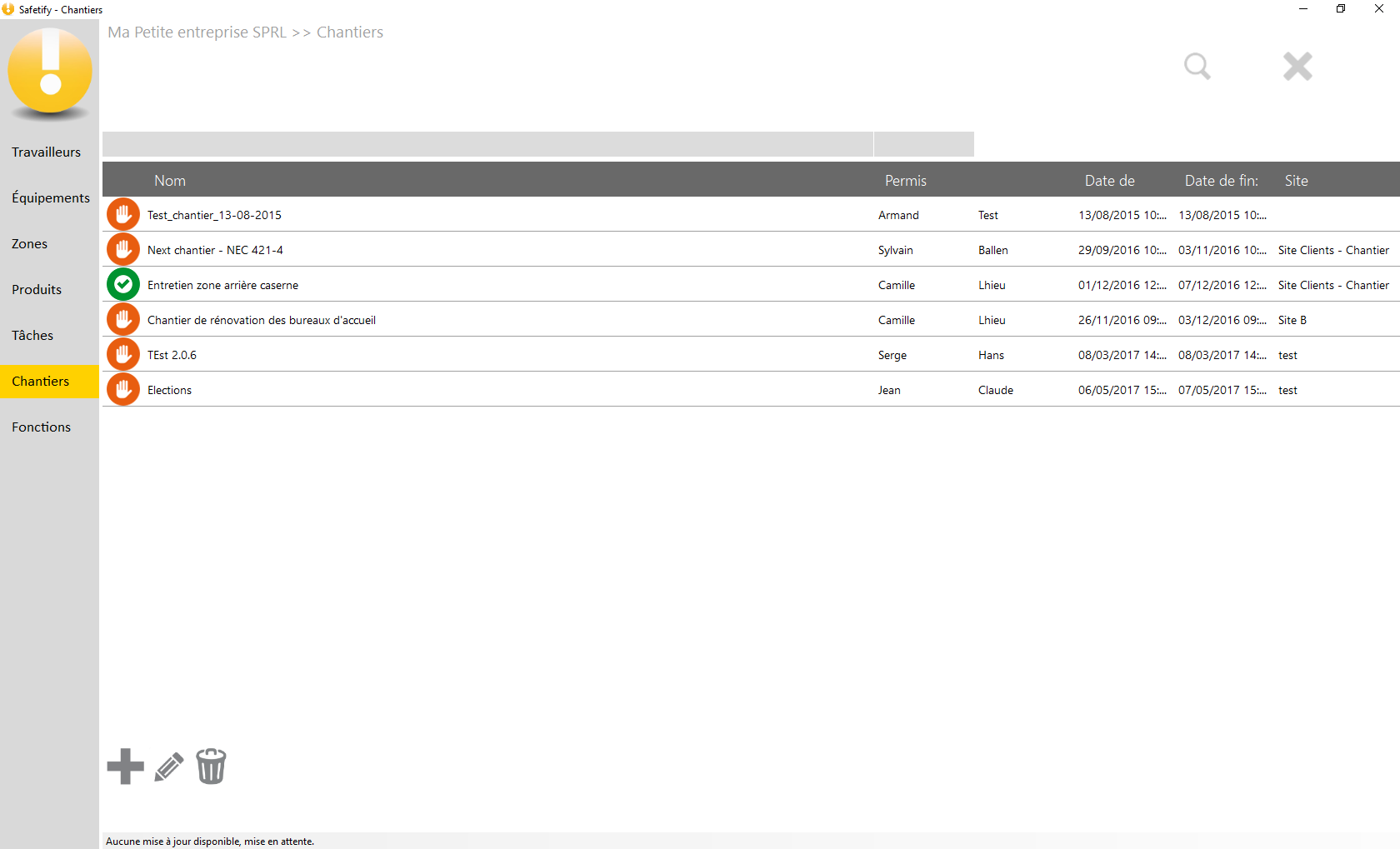 Chantiers_liste